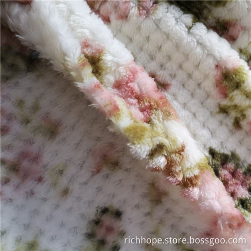 Textilfabrik liefern Großhandel Jacquard Flanell Stoff